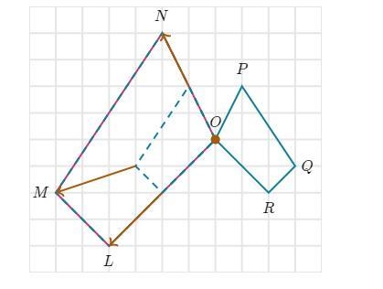 Bastian was able to map quadrilateral OPQROPQRO, P, Q, R onto ONMLONMLO, N, M, L using-example-1