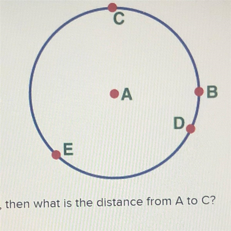 If the distance from A to B is 2 inches, then what is the distance from A to C? 1 inch-example-1