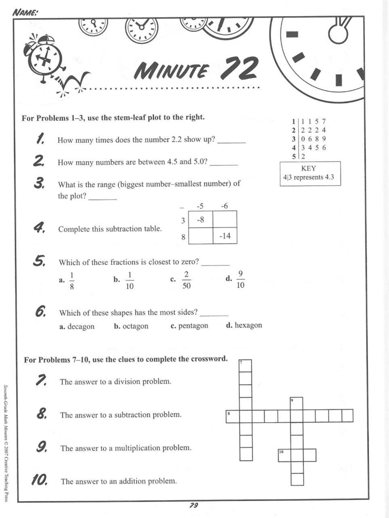 10 points 10 questions-example-1