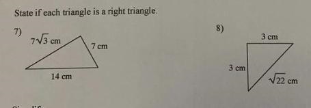 State of each triangle is a right triangle-example-1