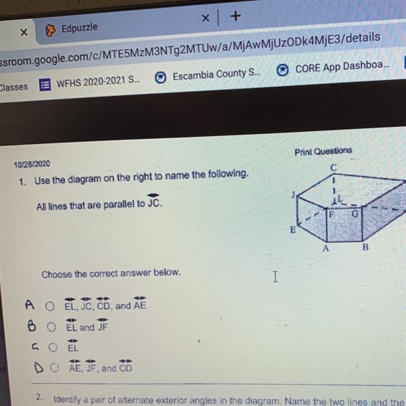 All lines that are parallel to JC-example-1