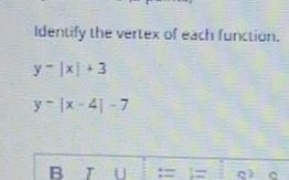 Identify the vertex of the function. PLEASE HELP!!!-example-1