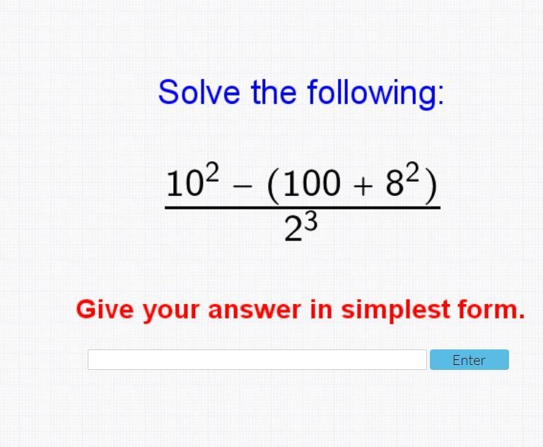 Order of operation with Integers-example-1