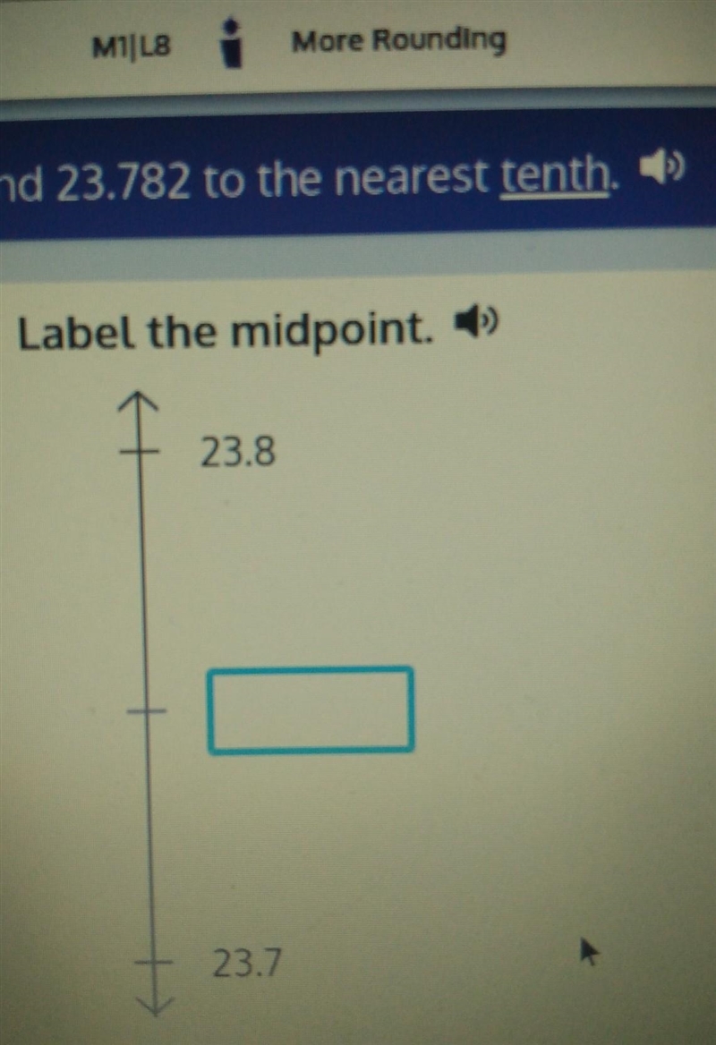 Find the midpoint between the 2 numbers in the picture.​-example-1