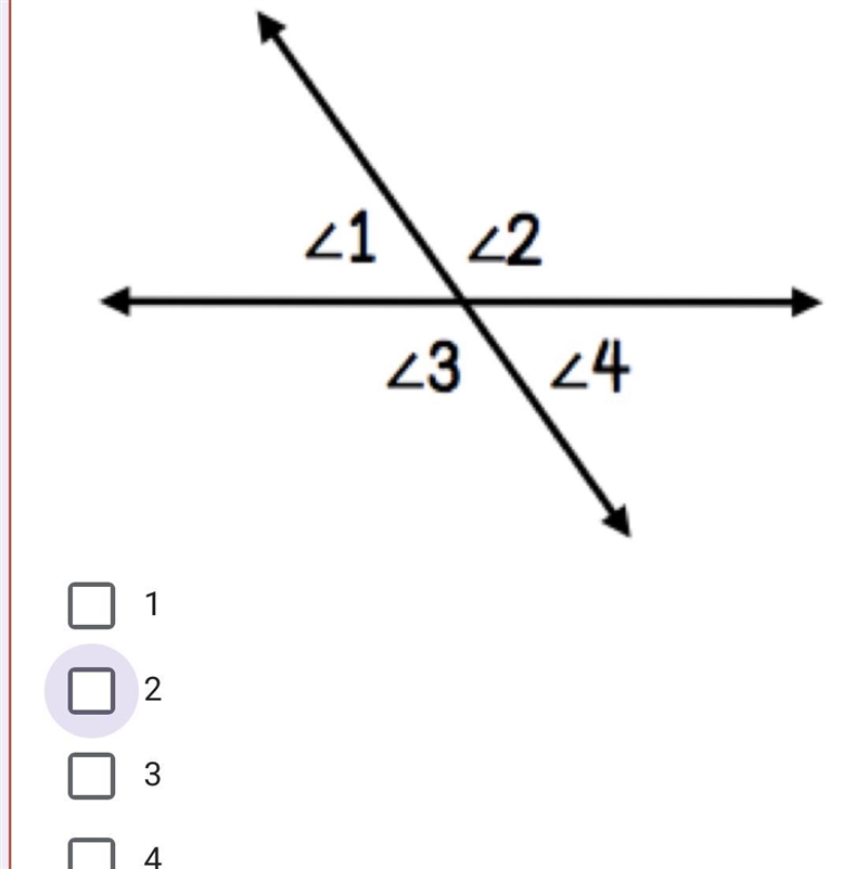 Which are vertical angles to 4?-example-1