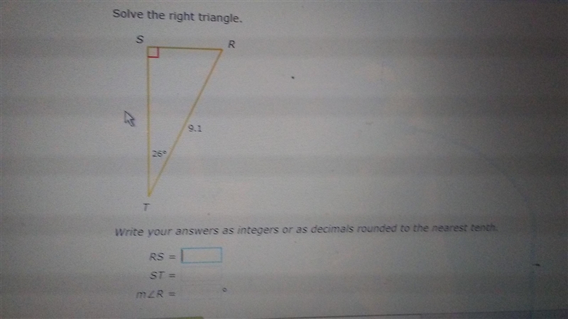 Solve the triangle Solve sides-example-1