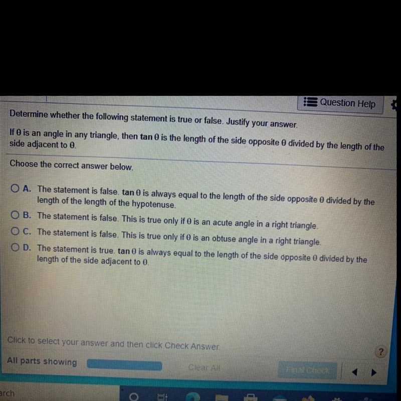 Determine whether the following statement is true or false. Justify your answer. If-example-1