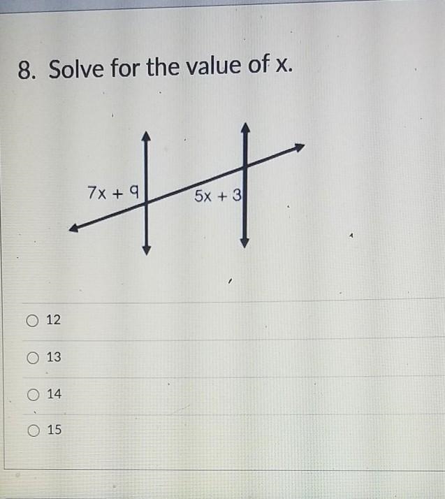 solve for the value of x will Mark brainious there's two questions left and I appreciate-example-1