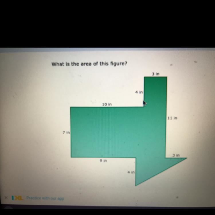 What is the area of this figure?-example-1