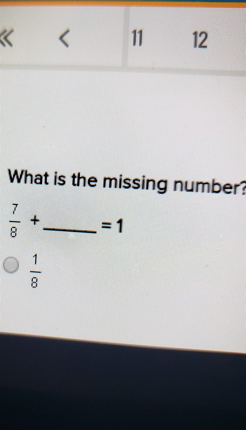 What is the missing number? 7 1 1 B​-example-1