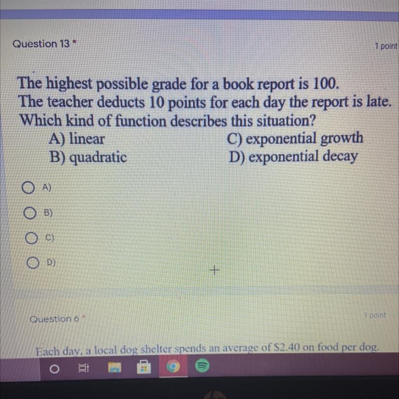 What kind of function describes this situation?-example-1