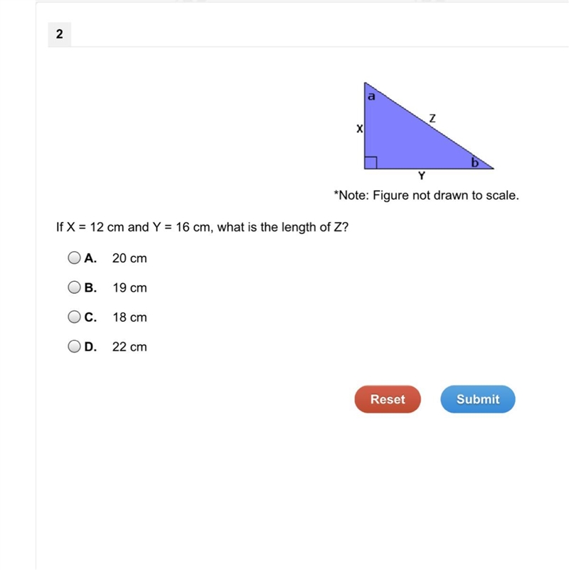 The length of z in the triangle-example-1