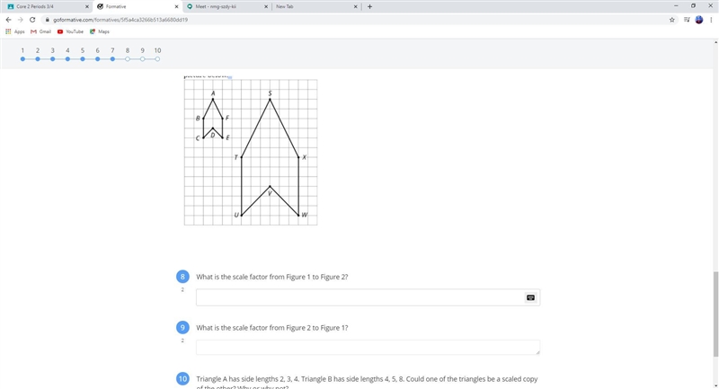 What is the scale factor from Figure 2 to Figure 1?-example-1