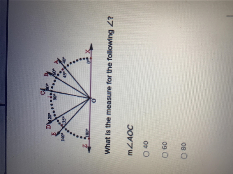 What is the measure of the following? M AOC-example-1