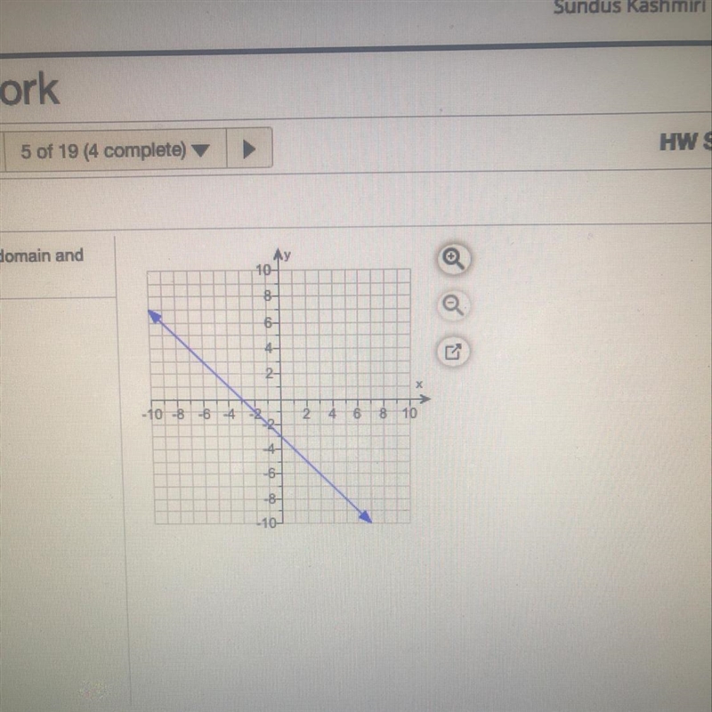 Decide whether the relation defined by the graph to the right defines a function, and-example-1