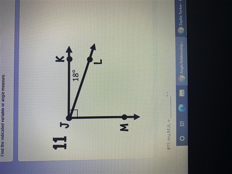 What is the measurement of MJL ??-example-1