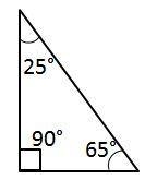 What type of triangle is pictured? A. Obtuse and equilateral B. Acute and isosceles-example-1