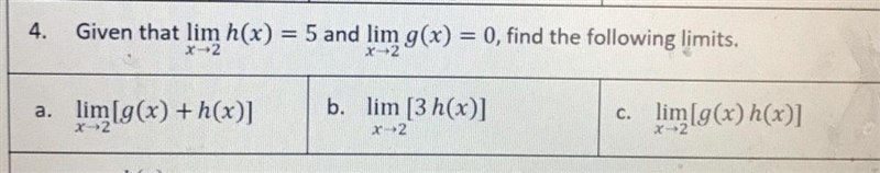 Help me with #4 It’s about limits for calculus class Show steps Your help is much-example-1