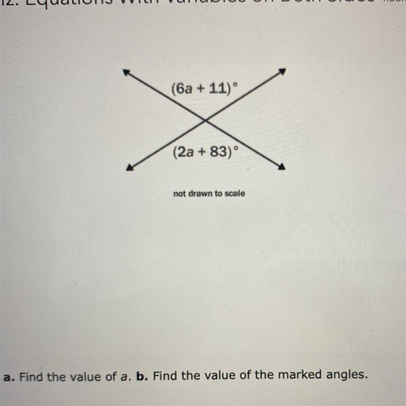 Find the value of a.B.find the value of the marked angles-example-1