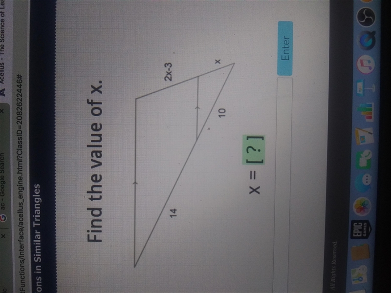 Find the value of x.-example-1