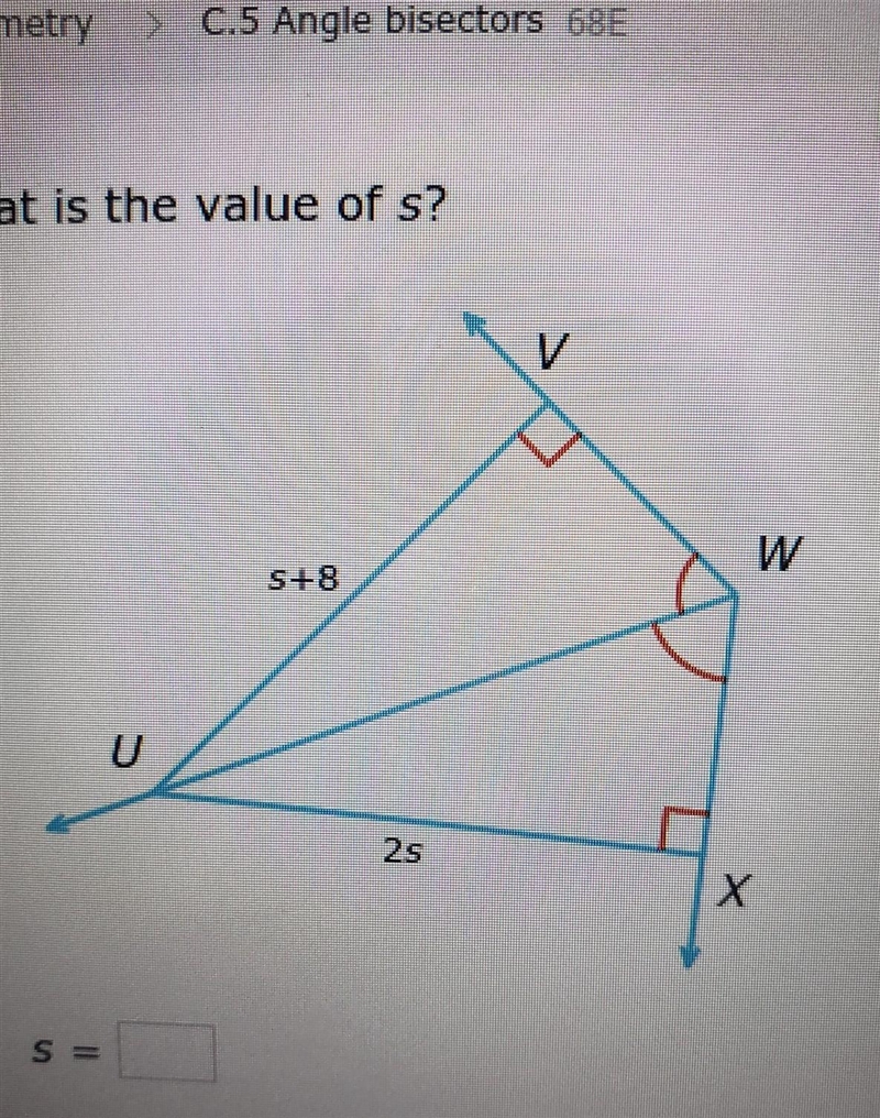 What is the value of s?​-example-1