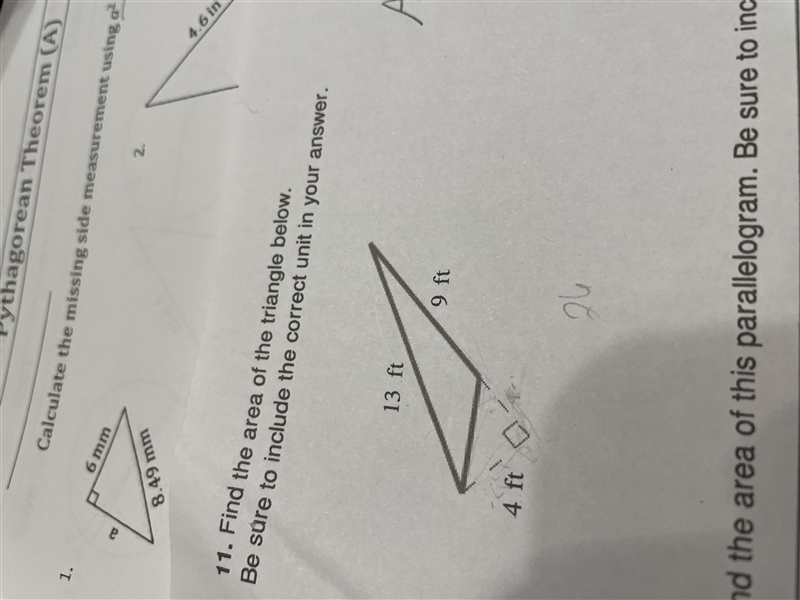 Can someone help me find the area of the triangle please!!!-example-1