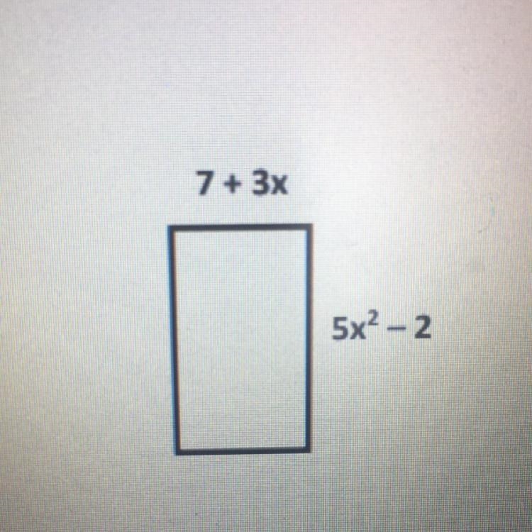 What is the perimeter of the figure to the right if x = 1? A. 3 B. 10 C. 13 D. 28 F-example-1