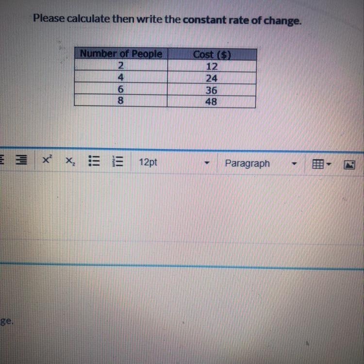 Can you help me find the constant rate of change? I’m a little confused on how to-example-1