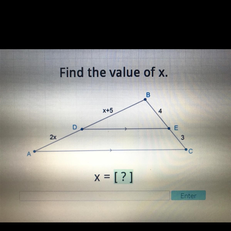 Find the value of x.-example-1