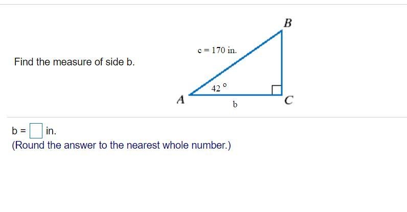 Find the measure of side b.-example-1