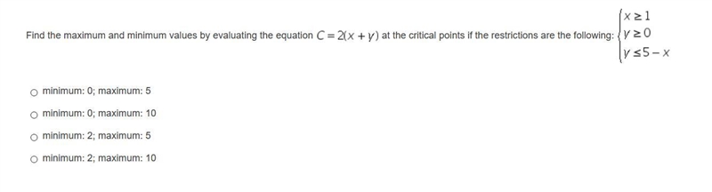 Find the maximum and minimum values-example-1