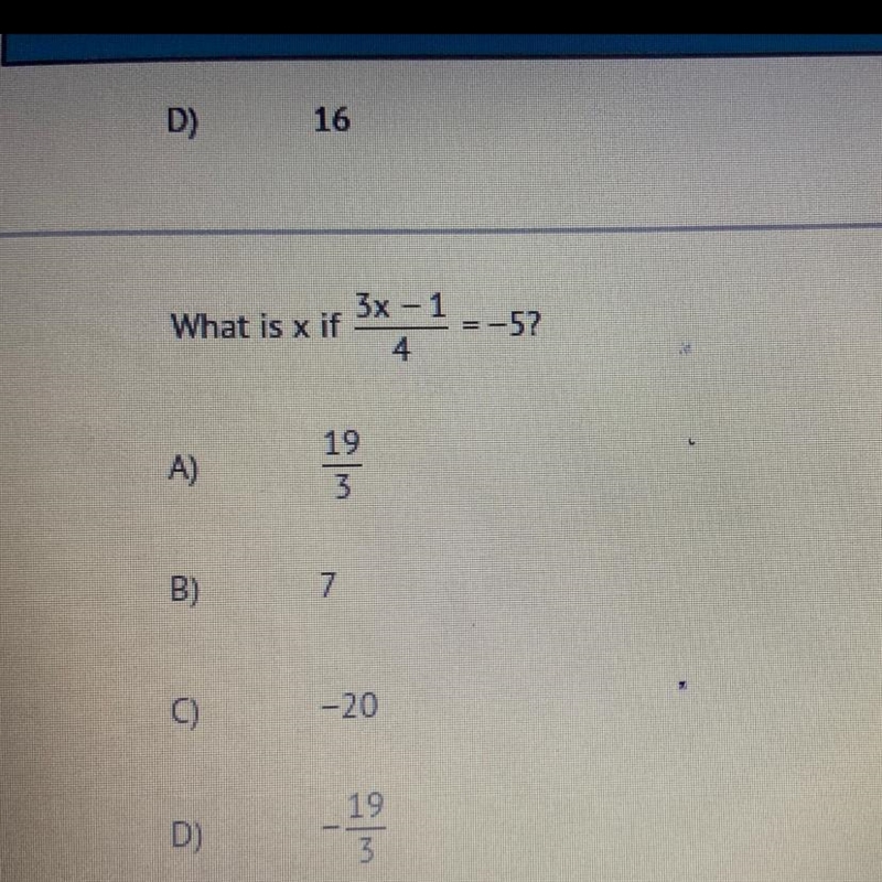 What is x Full question in image above ^^-example-1