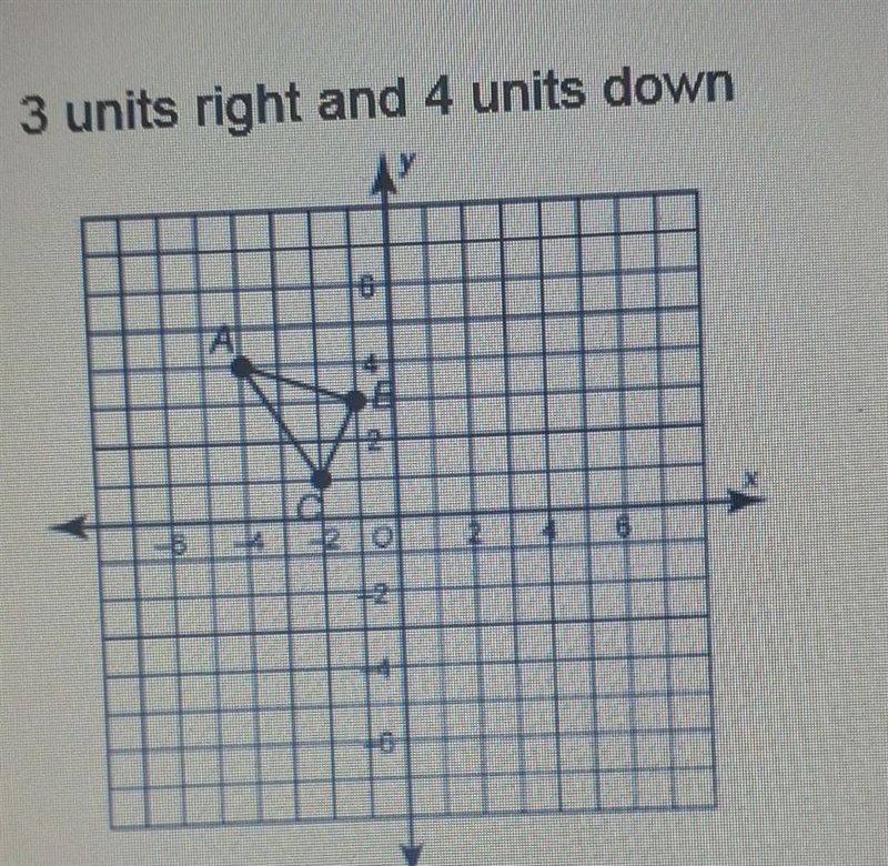 3 units right and 4 units down​-example-1