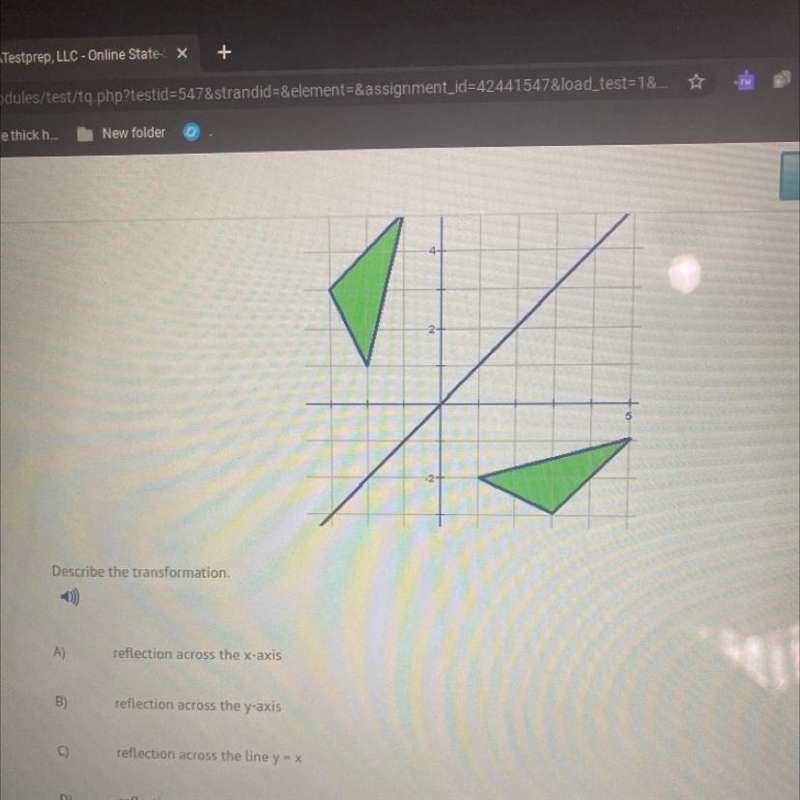 Describe the transformation￼-example-1