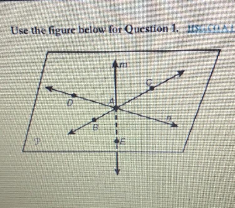 What’s another name for plane P?-example-1