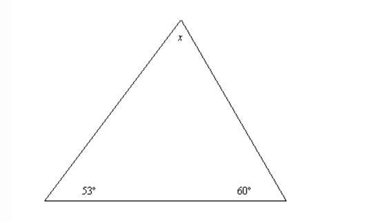 Find the value of x in the triangle.-example-2