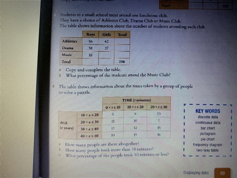 I need help with question 3 part a,b and question 4 part a,b,c please. Thank you!-example-1