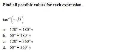 Find all possible values for each expression.-example-1