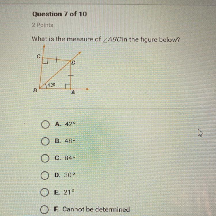 What is the measure of-example-1