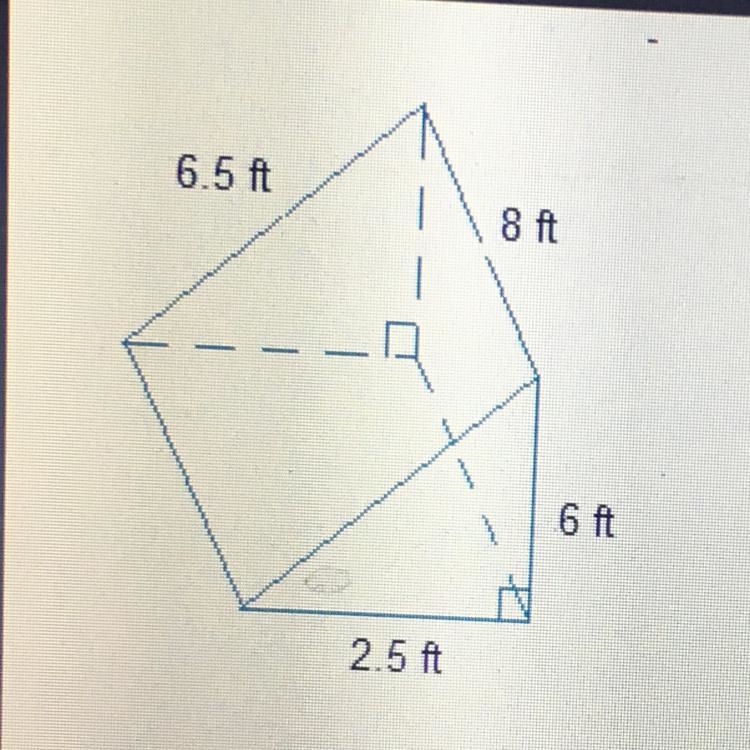 What is the surface area of the triangular prism?-example-1