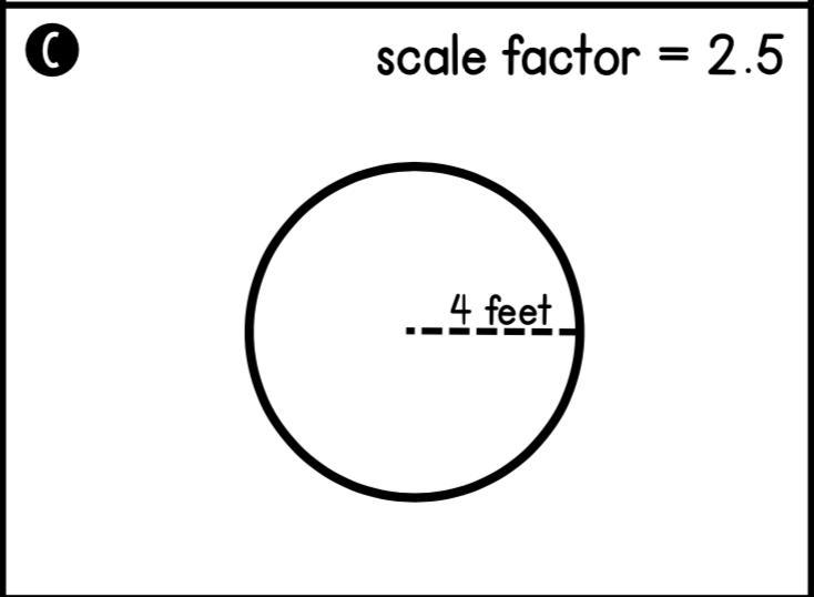 I need the answer to this..please!!! Need the answer with the radius of 4 feet and-example-1