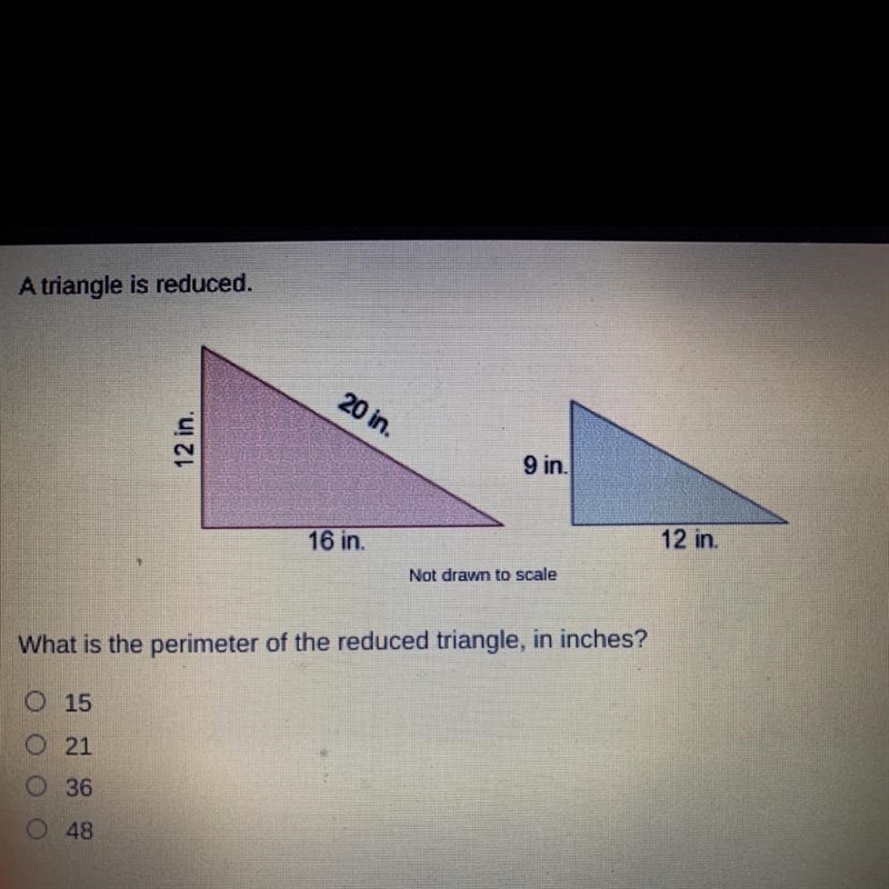 How do you do this I don’t know how to do the triangle.-example-1