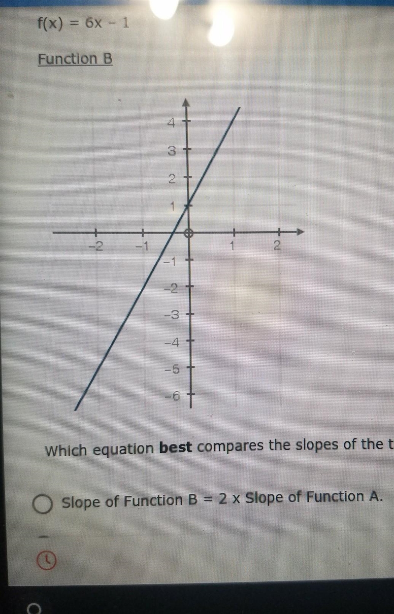 12. (03.03 MC) The equation below represents Function A and the graph represents Function-example-1