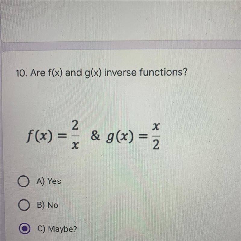 Are they inverse ? please hurry-example-1