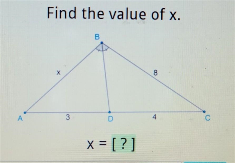 Find the value of x.​-example-1