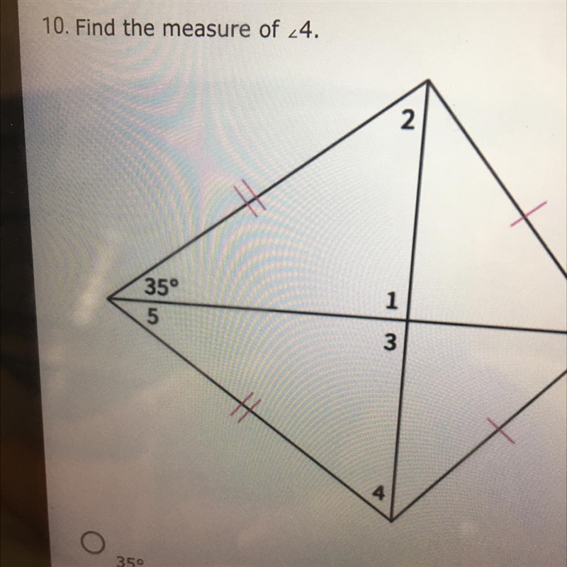 Find the measure of 4 90° 26° 116° 64°-example-1