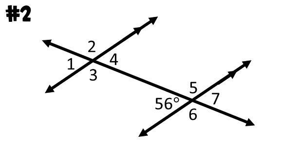 Which angles are congruent to the given angle measure?-example-1