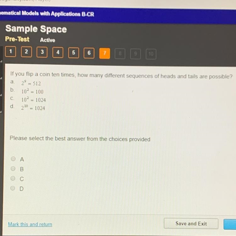 How many different sequences of heads and tails are possible?-example-1