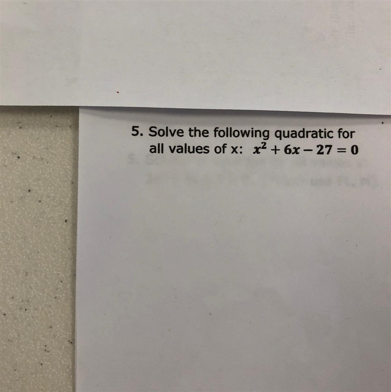 Solve the following quadratic for the values x-example-1