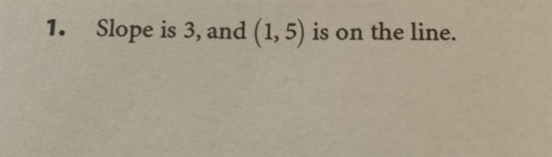 Write the equation of each line in slope-intercept form. (If possible please show-example-1